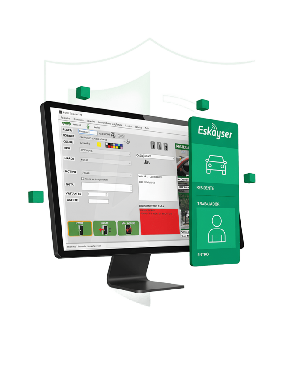 Pantalla de la plataforma eskayser 3d_ Pantalla de la plataforma eskayser 3d_