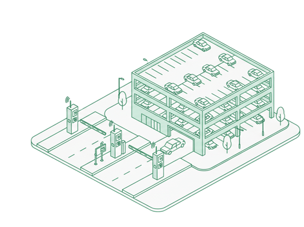 Control de accesos Eskayser para Estacionamientos