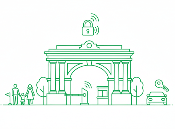 Control de accesos de Complejos Residenciales y Fraccionamientos Eskayser