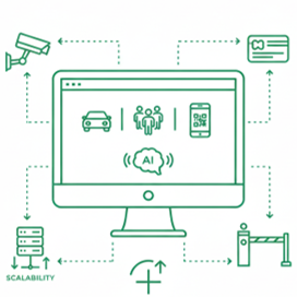 Sistema Integral y Escalable para el Control de Acceso Vehicular y Peatonal Eskayser